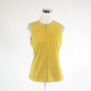 Tanner yellow sleeveless vest 2 NWT $650.00